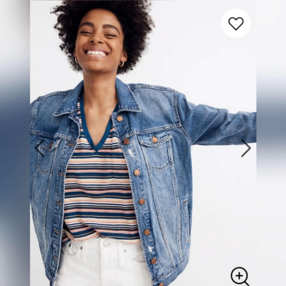 MADEWELL oversized jean jacket